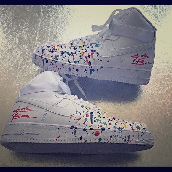 Hand Painted Nike Air Force 1's Hand Painted Nike Air Force 1's